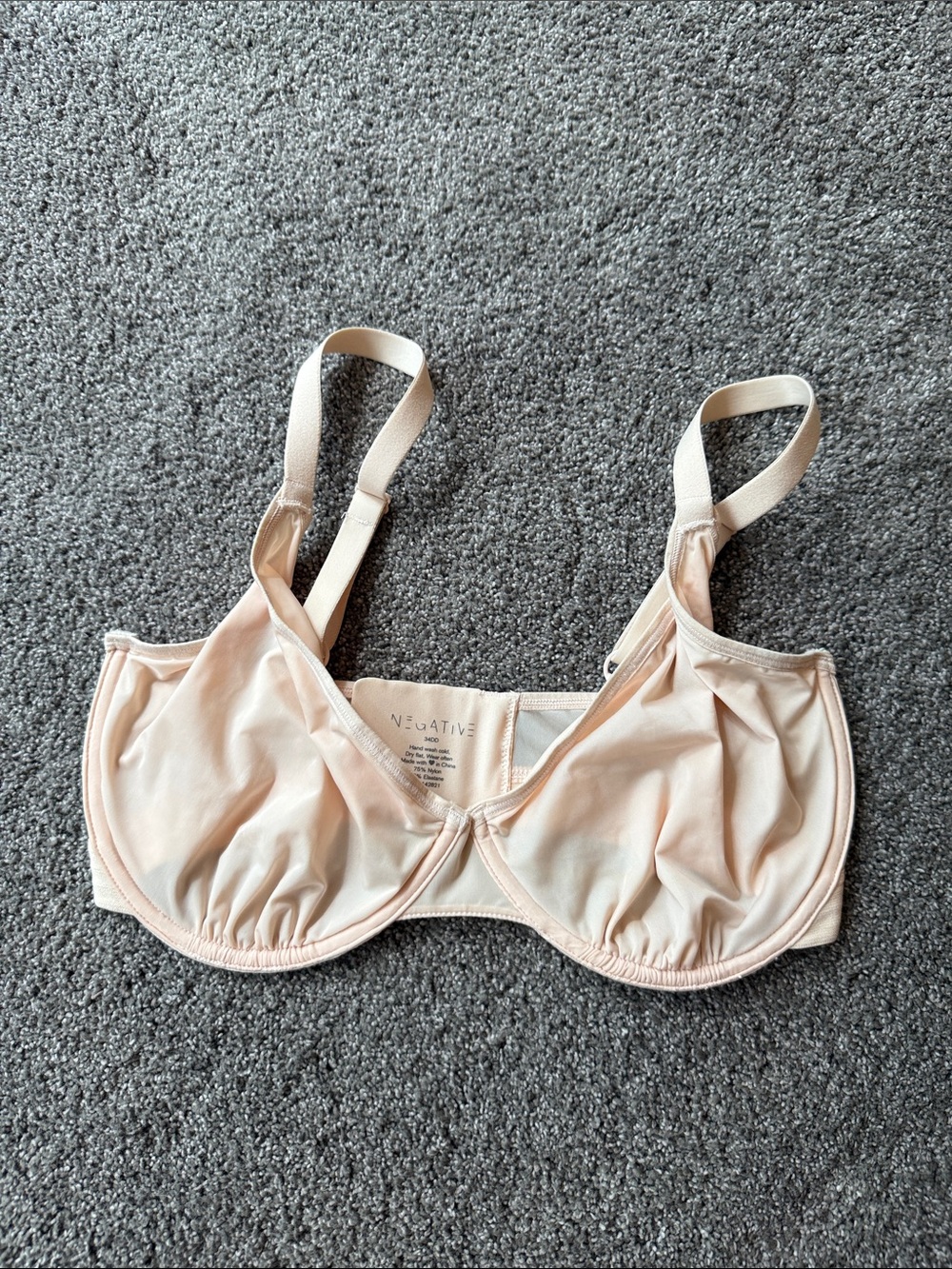 Negative Nude Wireless Underwire Bra - Soft Pink